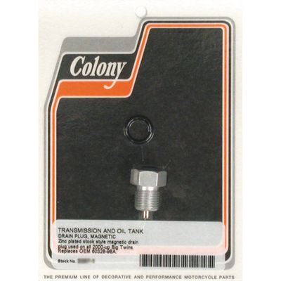 Avtappningsplugg magnetisk Colony oljetank Softail m.fl.