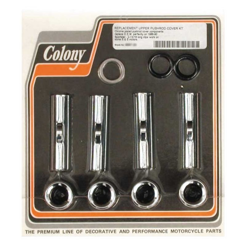 Kåpa stötstång Colony övre krom XL Sportster 86-90