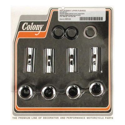 Kåpa stötstång Colony övre krom Twin Cam 99-17
