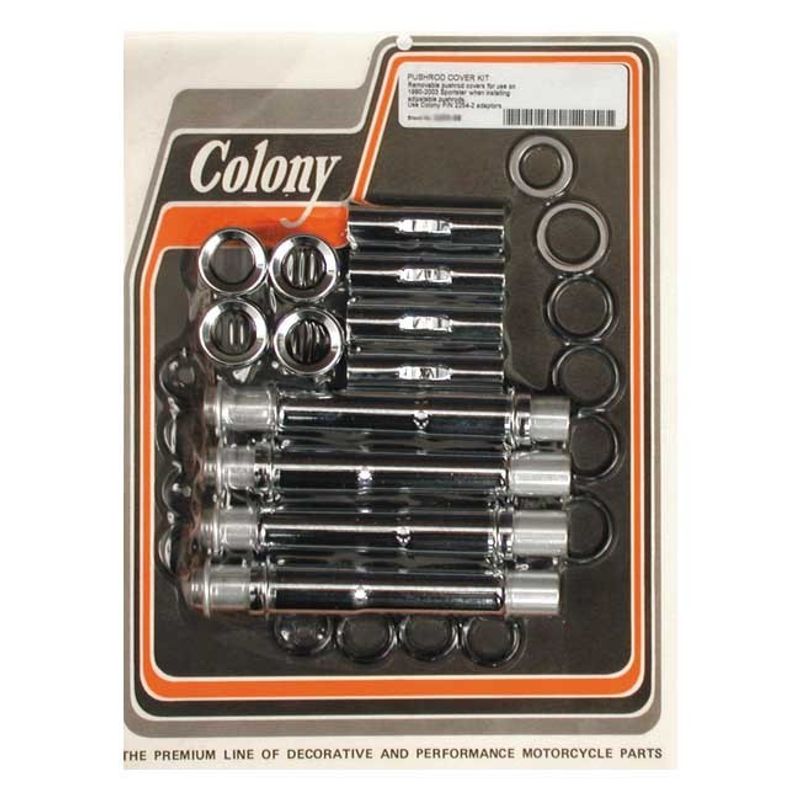 Kåpa stötstång Colony XL Sportster. With OEM