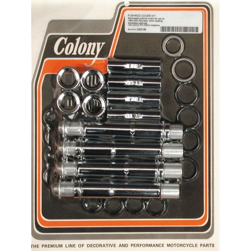 Kåpa stötstång Colony XL Sportster. With OEM