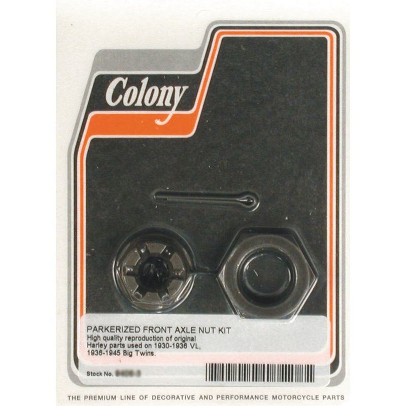 Muttersats hjulaxel fram Colony Big Twin 36-45 standard