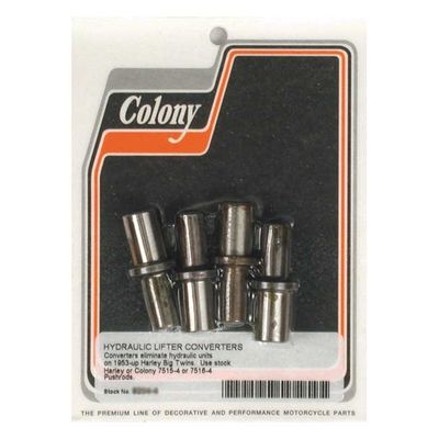 Konverteringssats mekaniska ventillyftare Colony Panhead 53-65, Shovelhead 66-84 (4-pack)