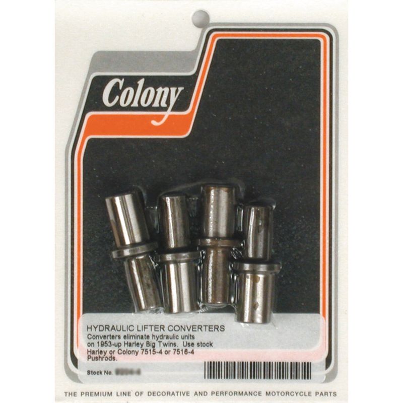 Konverteringssats mekaniska ventillyftare Colony Panhead 53-65, Shovelhead 66-84 (4-pack)