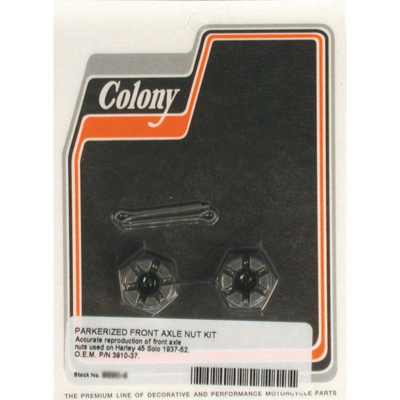 Muttersats hjulaxel fram Colony 45" SV SOLO 37-52 standard