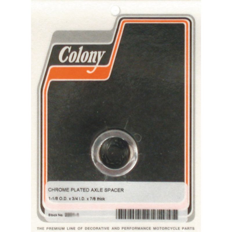 Distanser hjulaxel Colony 7/8" 3/4" lång universal