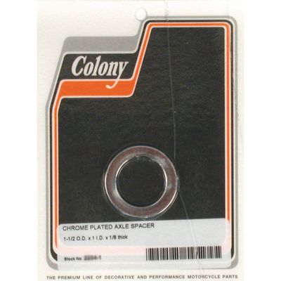 Distanser hjulaxel Colony 1/8" lång universal