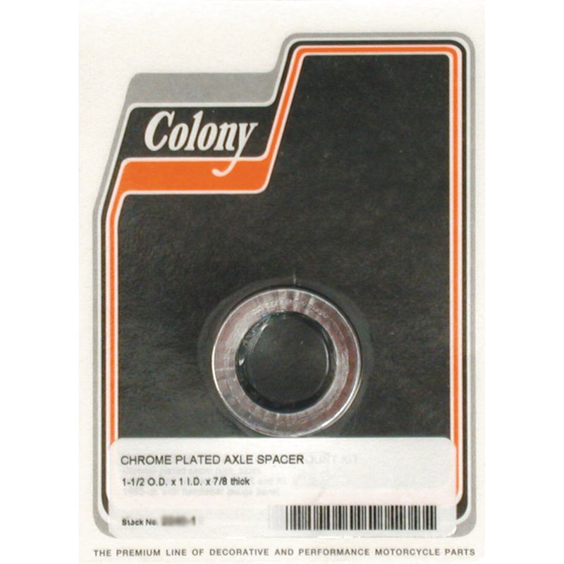 Distanser hjulaxel Colony 7/8" 1" lång universal