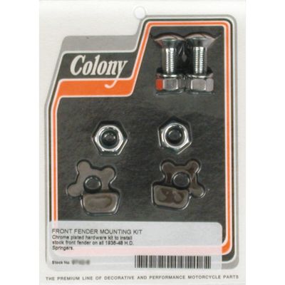 Monteringssats skärm fram Colony krom Big Twin 36-48