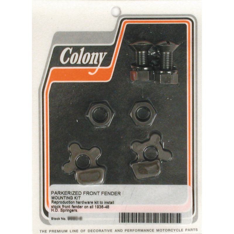 Monteringssats skärm fram Colony Parkerized Big Twin 36-48