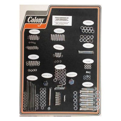 Skruvsats Colony Panhead 48-57 krom