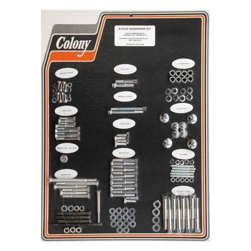 Skruvsats Colony XLCH 57-69 krom