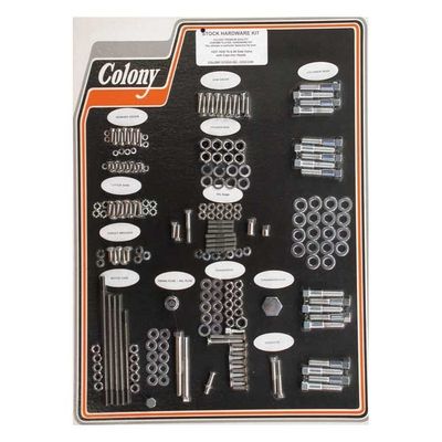 Skruvsats Colony 74"/80" U models WITH CAST IRON 8304 CHR