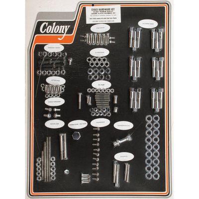 Skruvsats Colony 45" SV WITH CAST IRON HEADS krom