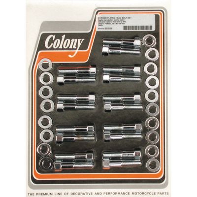 Topplocksbultsats Colony gjuten 74"/80" SV Big Twin 37-48 krom