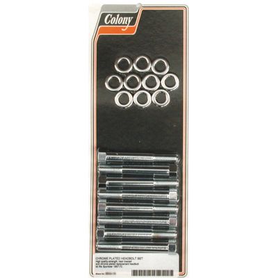 Topplocksbultsats Colony XL Sportster 57-72 krom
