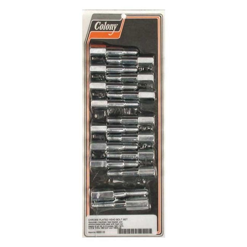 Topplocksskruvsats Colony krom gjuten 45" SV 51-73