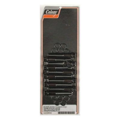 Topplocksbultsats Colony 12 big bore PAN, SHOVEL 48-84 svart