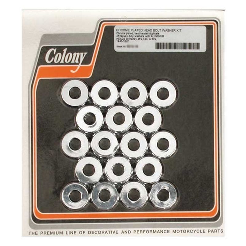 Bricka bult Colony 74"/80" Flathead 40-48 krom