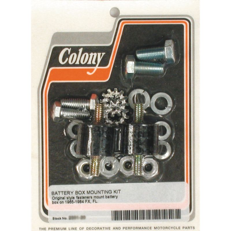 Monteringssats batterilåda Colony Big Twin 65-84