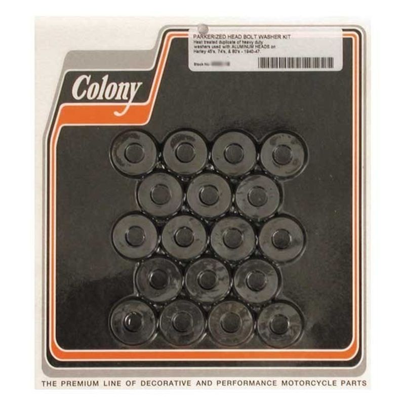 Bricka bult Colony 74"/80" Flathead 40-48 svart