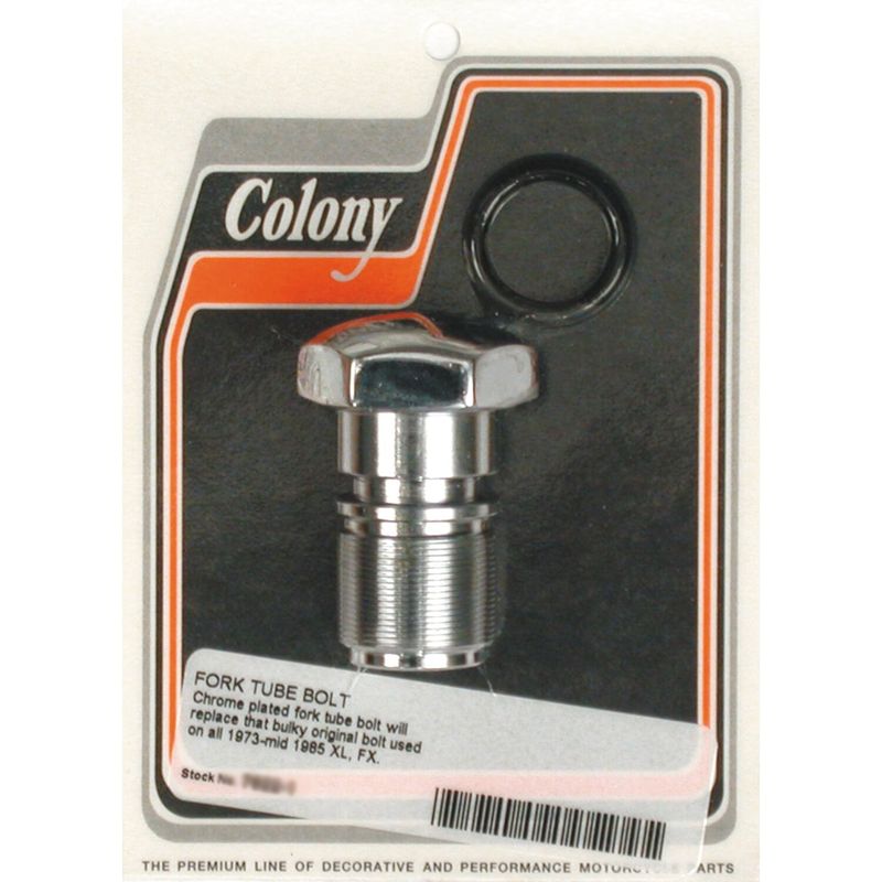 Skruv lock Colony 35mm krom 73-E86 XL Sportster, FX