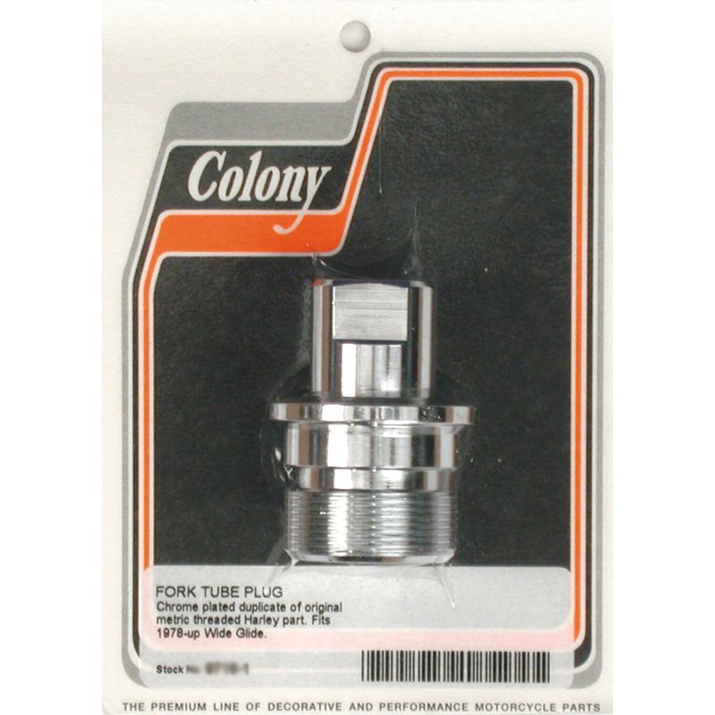 Plugg gaffelrör Colony 41mm krom L77-84 FL