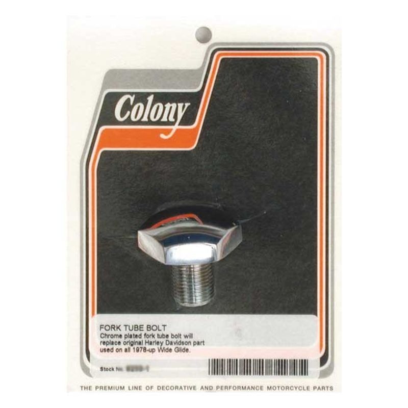 Skruv lock Colony Domed 41mm krom L77-84 FL