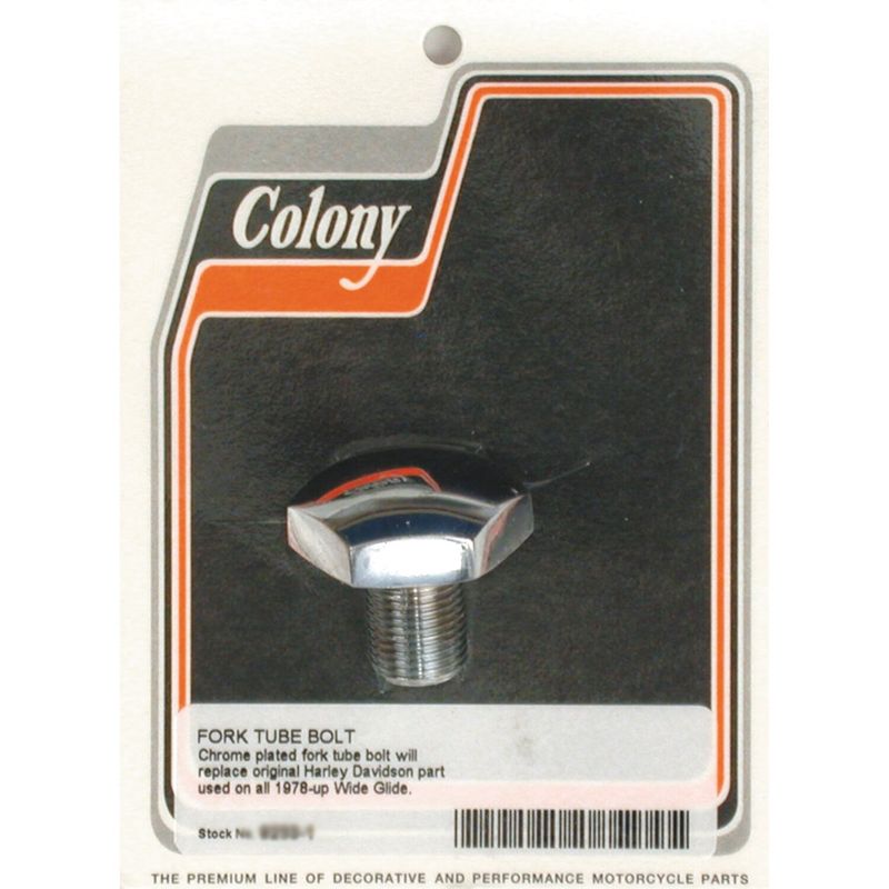 Skruv lock Colony Domed 41mm krom L77-84 FL