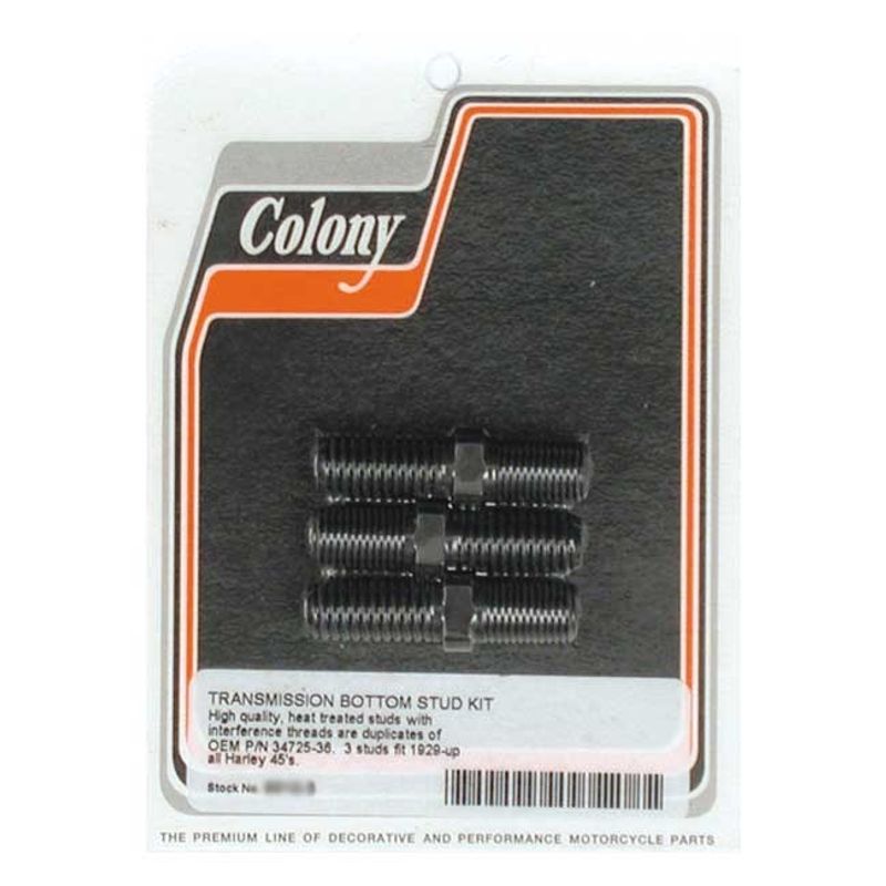 Pinnbultssats platta Colony 45" Flathead 29-73 (3-pack)