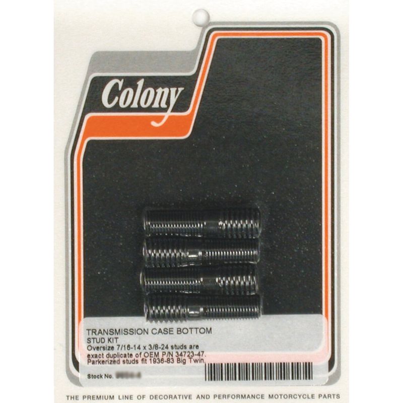 Pinnbultssats platta Colony överstorlek 4-speed Big Twin 36-83 (4-pack)