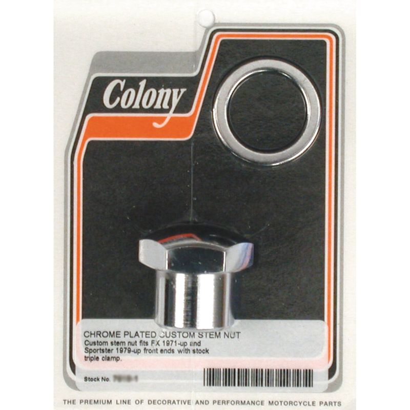 Bricka mutter Colony Domed krom XL Sportster 78-87