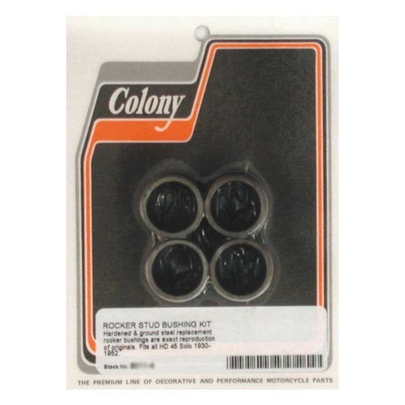 Bussningssats vipparmsbultar Colony 45" Springer Flathead solo 30-52 (4-pack)