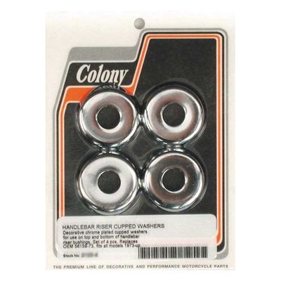 Bricka Colony all Big Twin 73-25 (4-pack) krom