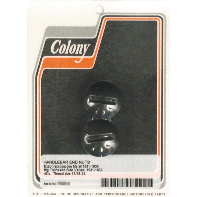 Ändpluggar styre Colony H-D 31-36 (2-pack)