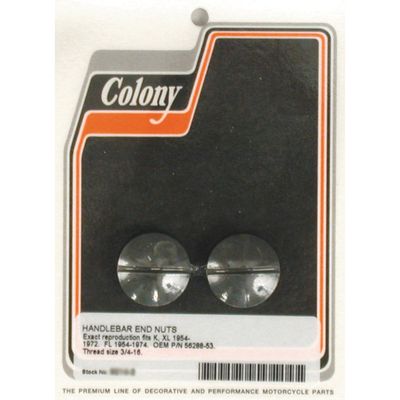 Ändmuttrar styre Colony 3/4-16 FL 54-74 (2-pack)