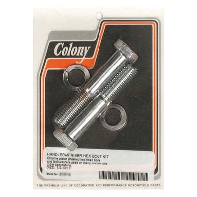 Skruv riser Colony 1/2-13x3" krom universal 2137-4