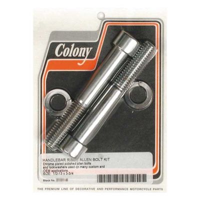 Skruv riser Colony 1/2-13x3 3/4" krom universal 2131-4