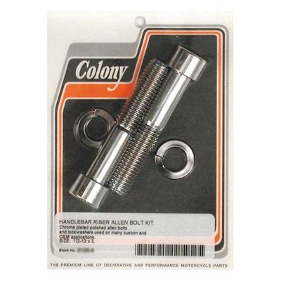 Skruv riser Colony 1/2-13x3" krom universal 2129-4