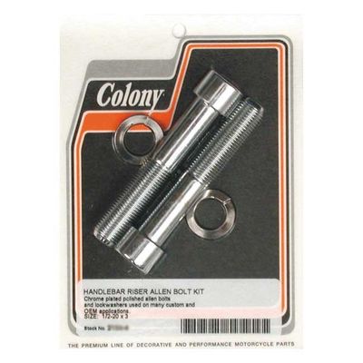 Skruv riser Colony 1/2-20x3" krom universal 2134-4