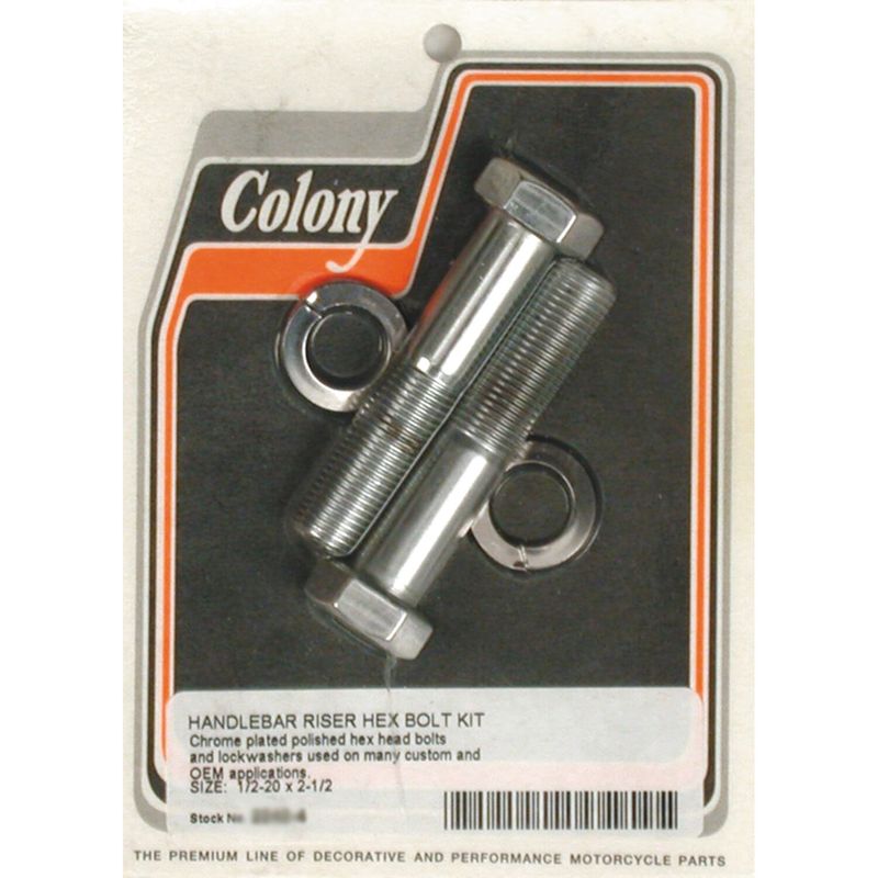 Skruv riser Colony 1/2-20x2 1/2" krom universal 2242-4