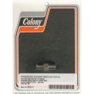 Nippel oljematning ventilkåpa Colony svart Knucklehead 36-41