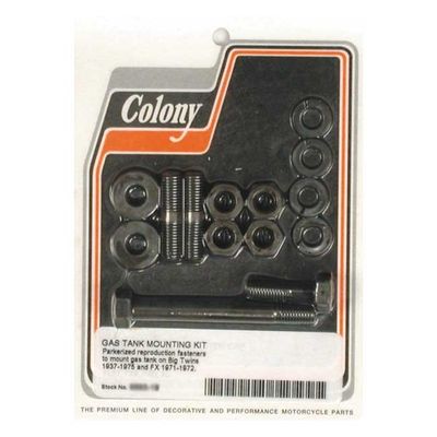 Monteringssats bensintank Colony Parkerized Big Twin 37-75