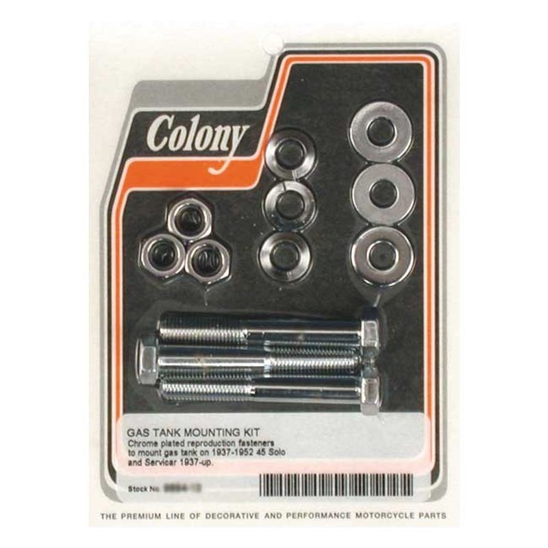 Monteringssats oljetank Colony krom all 45" solo and 37-73 45"