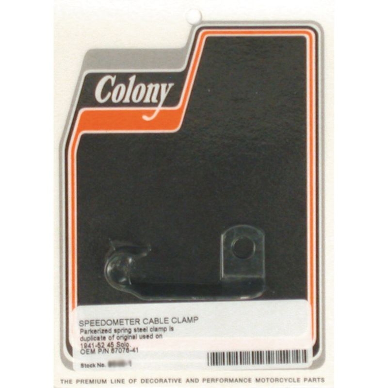 Klammer vajer Colony svart 45" Flathead solo 41-52