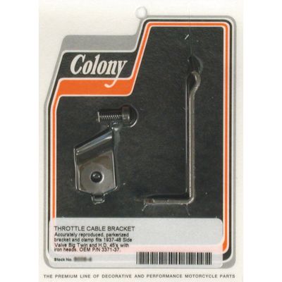 Klammer gashandtag Colony Flathead Big Twin 37-48