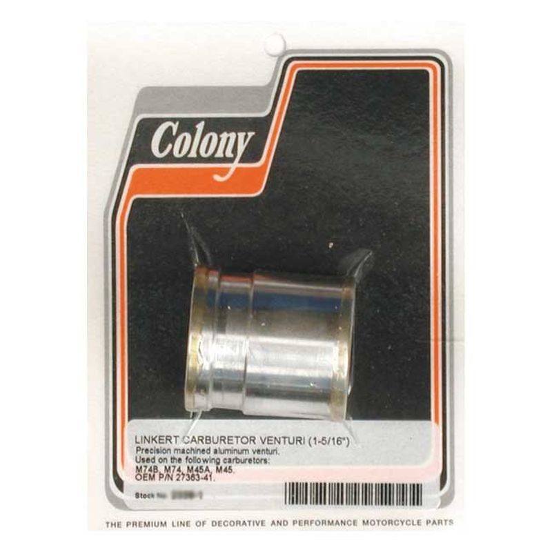 Venturi förgasare Colony Linkert 1-5/16" M-25/45/45A/74/74B/75A
