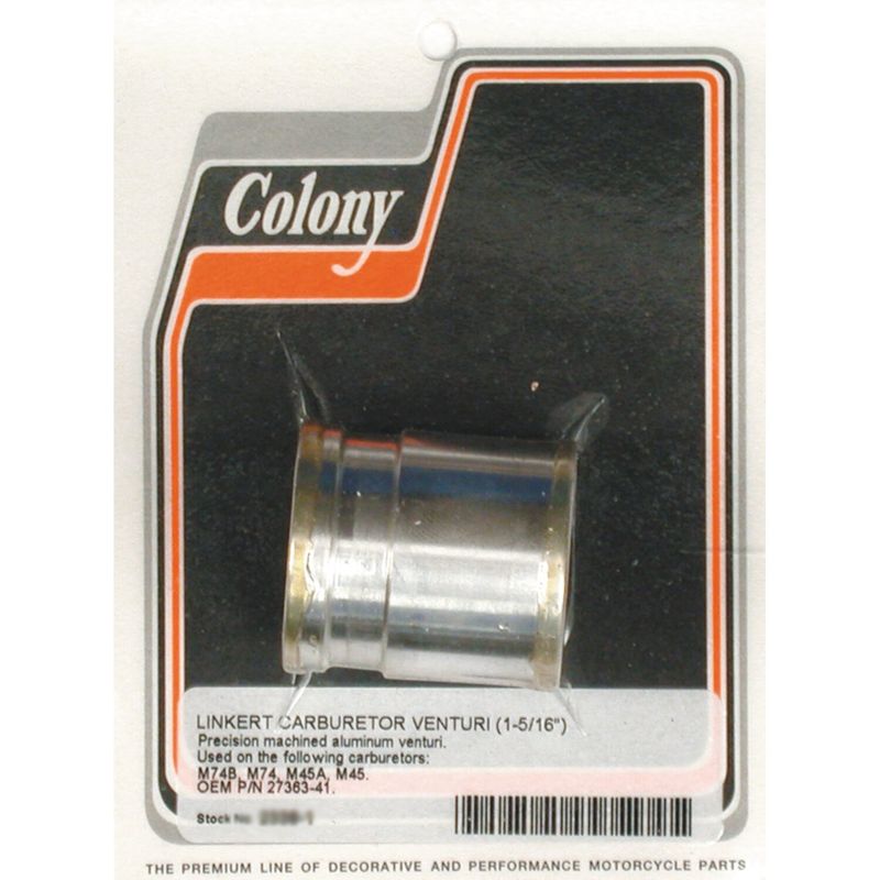 Venturi förgasare Colony Linkert 1-5/16" M-25/45/45A/74/74B/75A