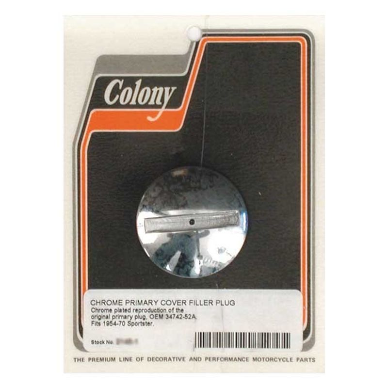 Plugg Colony Prim krom KH, XL Sportster 54-70