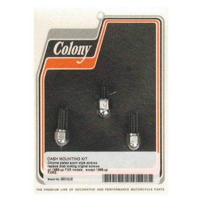 Monteringssats kåpa Colony Acorn krom FXR 86-92